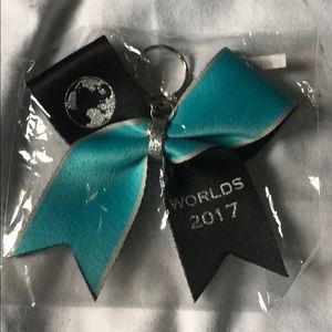2017 Cheerleading Worlds Key chain bow